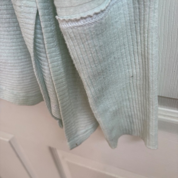 We The Free People Asymmetrical Mint Green Top - Picture 8 of 8